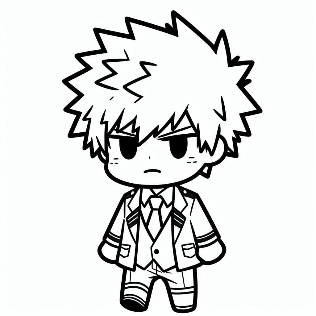 Dibujos de Dibujo Bakugo 4 para colorear