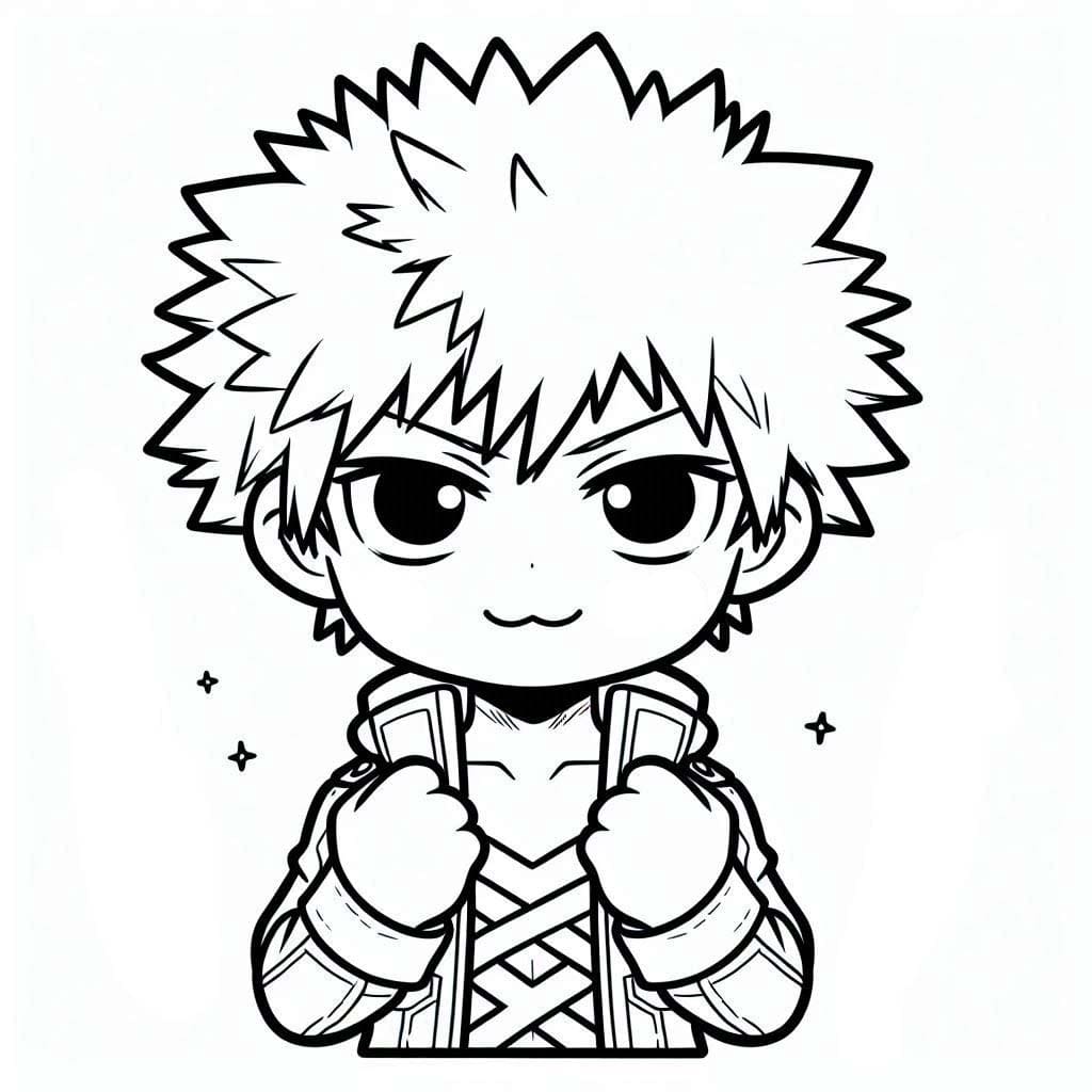 Dibujos de Dibujo Bakugo 7 para colorear