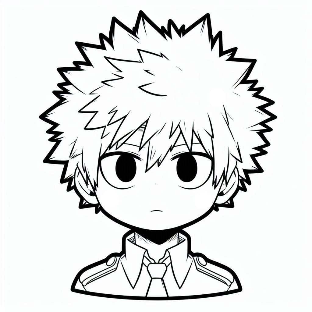 Dibujos de Dibujo Bakugo 8 para colorear