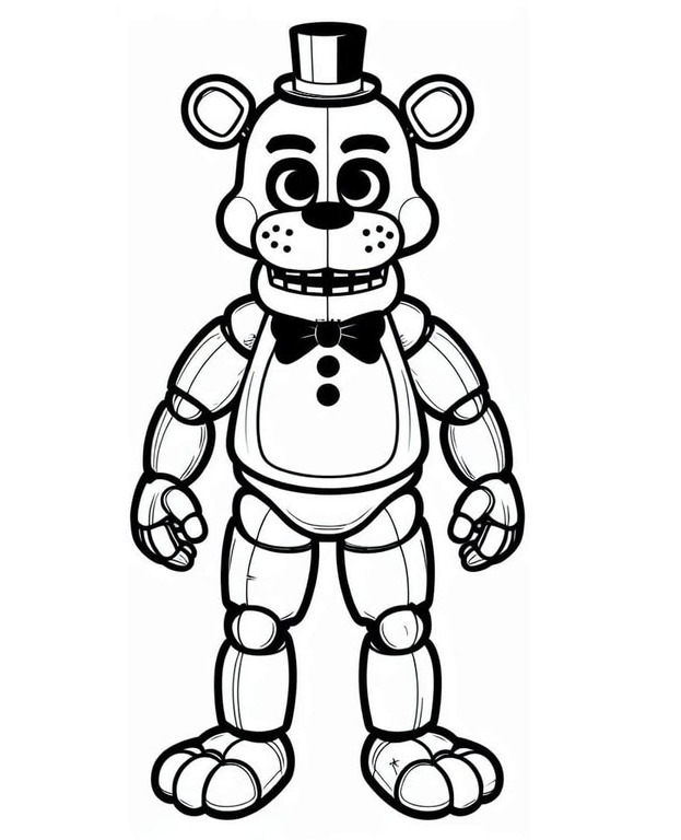 Dibujos de Dibujo de Freddy Fazbear para colorear