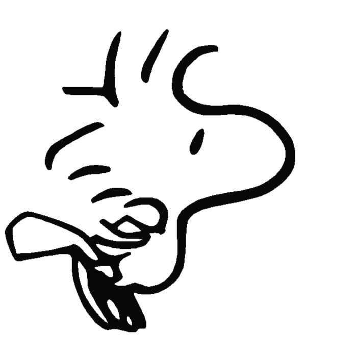 Dibujo de Snoopy para colorir