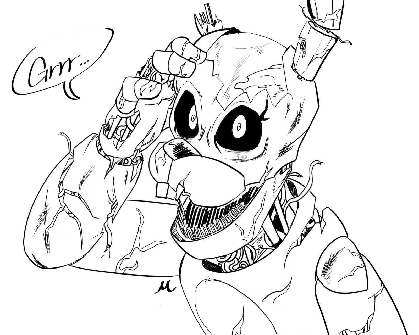 Dibujos de Dibujo FNAF - Página 2 para colorear