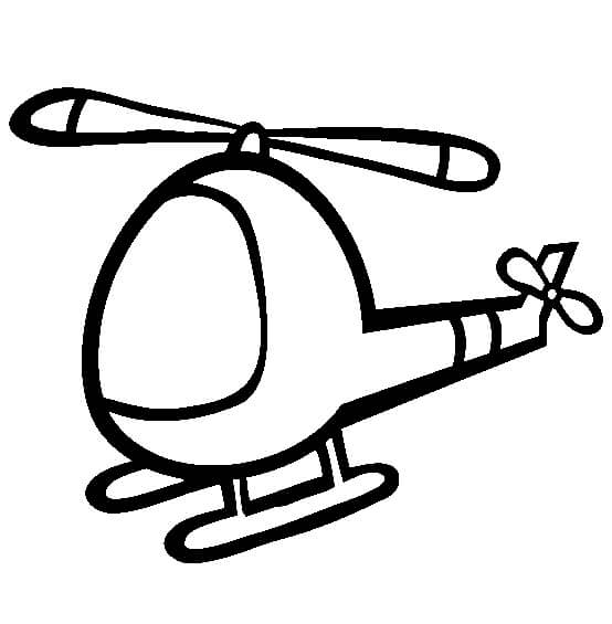 Dibujo Helicóptero para colorir