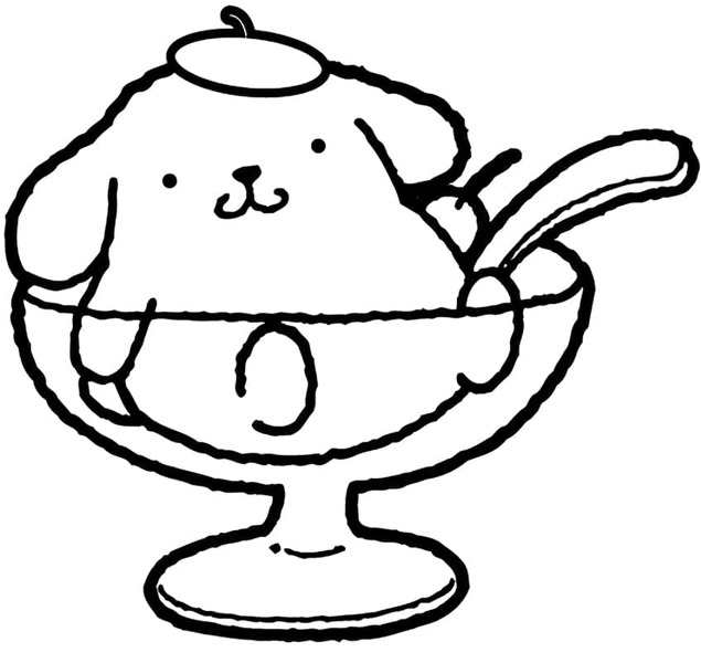 Dibujos de Dibujo imprimir Pompompurin para colorear