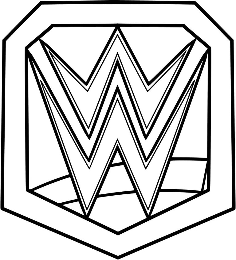 Dibujo WWE 4 para colorir