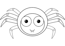 Dibujos de Dibujos Animados de Araña para colorear
