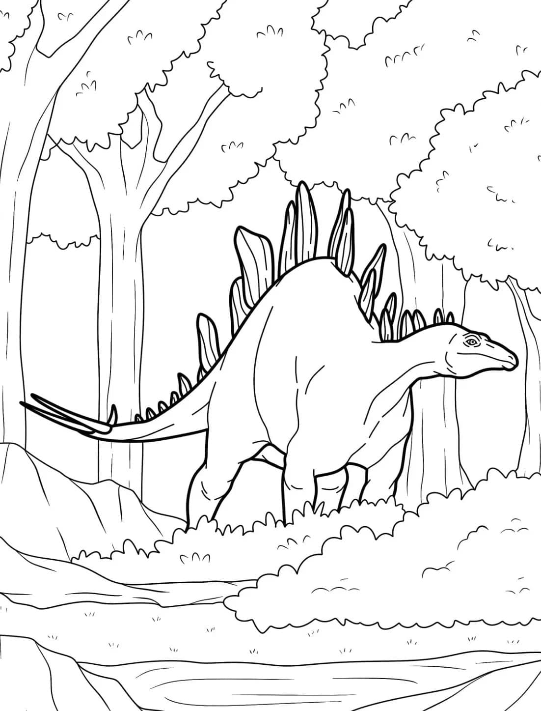 Dinosaurio 4 para colorir