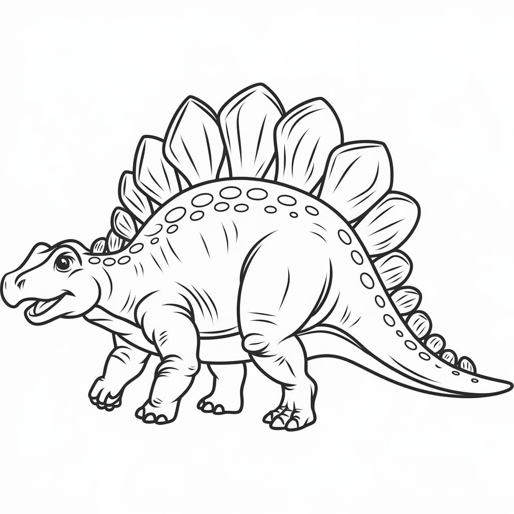 Dibujos de Dinosaurio 6 para colorear