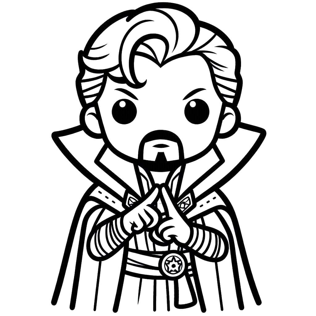 Dibujos de Doctor Strange gratis para niños para colorear