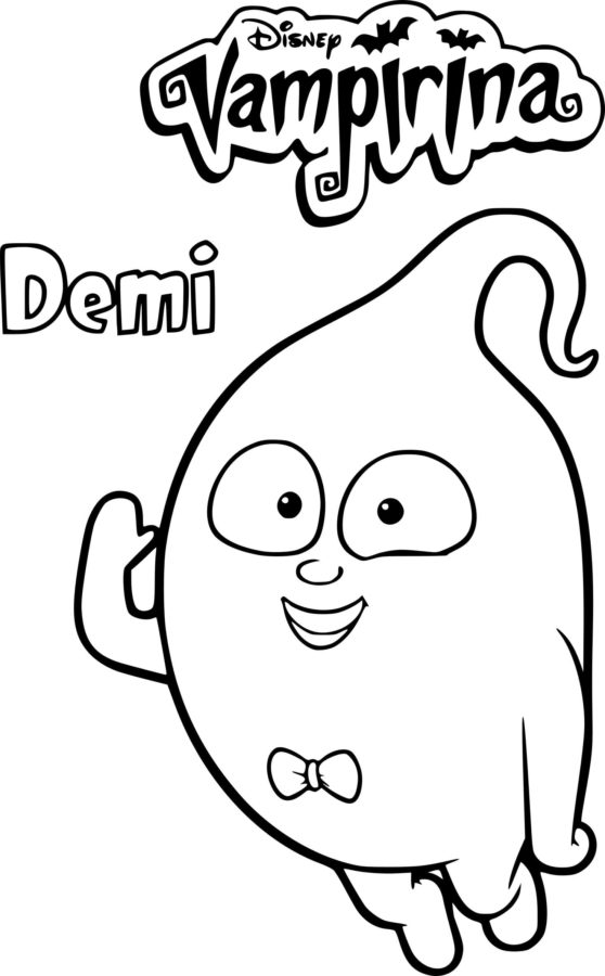 El Lindo Fantasma de Demi para colorir