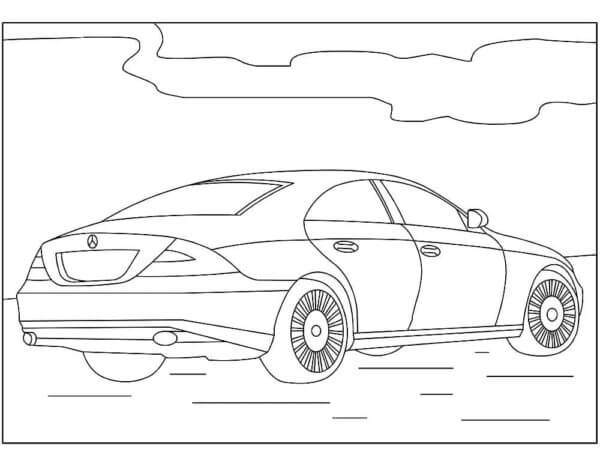 Dibujos de El Mercedes Perfecto para colorear