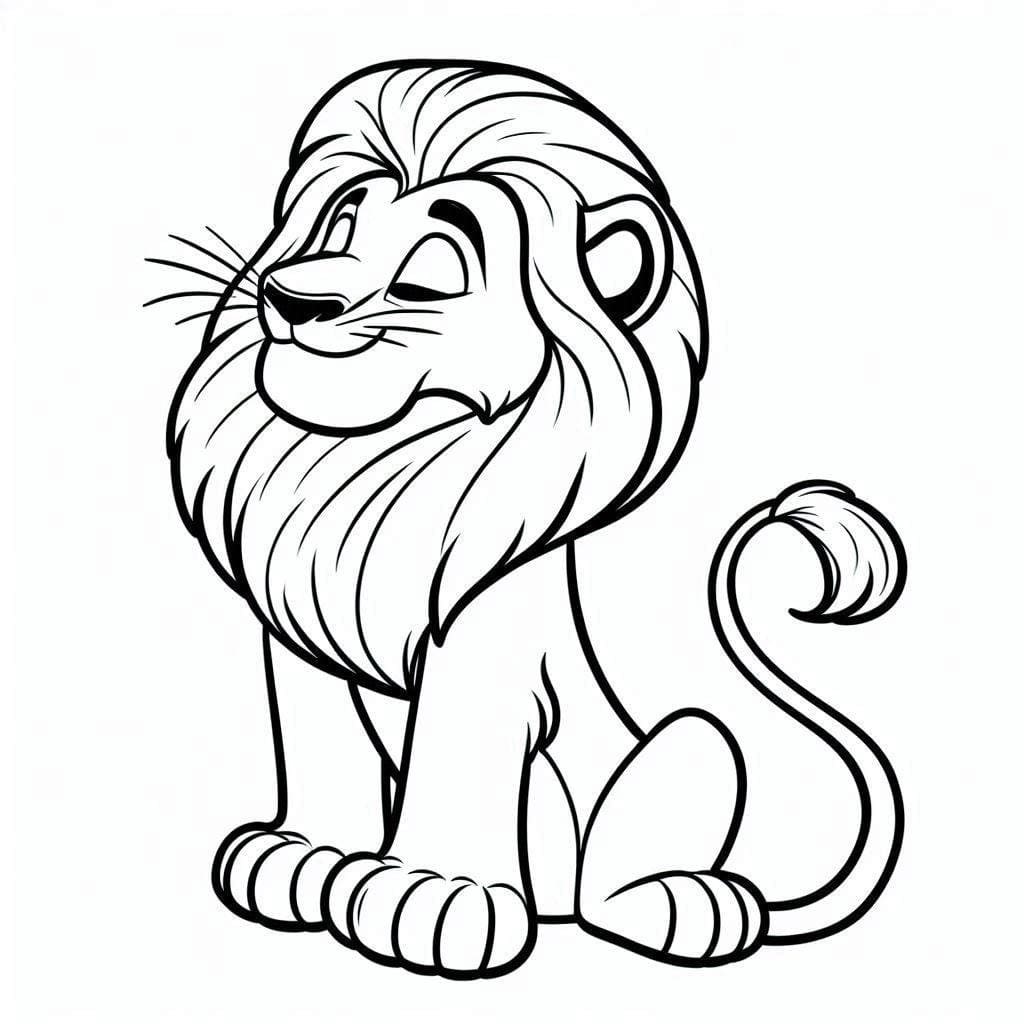 Dibujos de El Rey León 1 para colorear