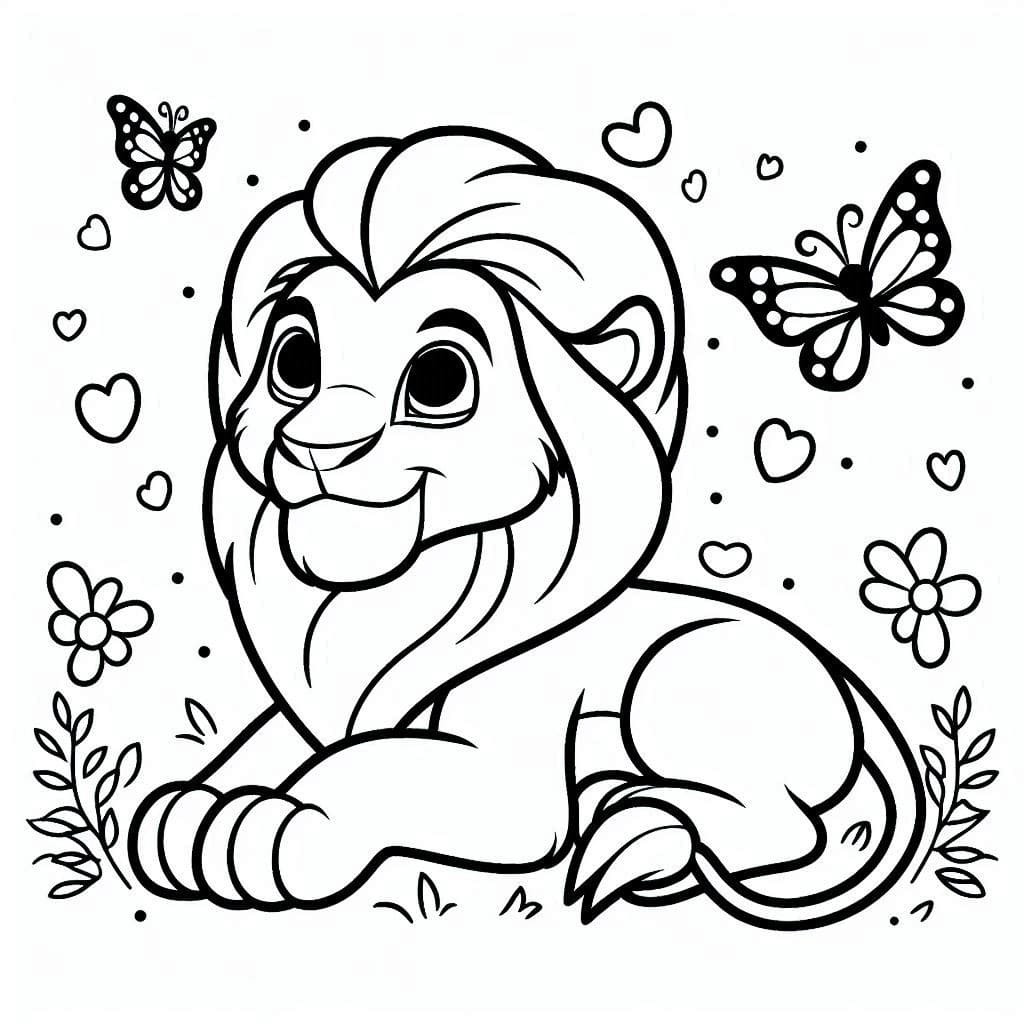 Dibujos de El Rey León 2 para colorear