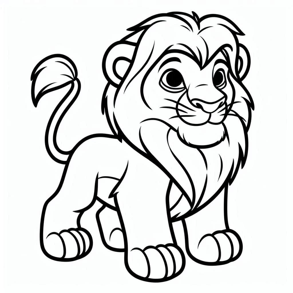 Dibujos de El Rey León 4 para colorear