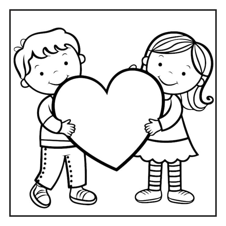 Dibujos de Empatía para niños para colorear