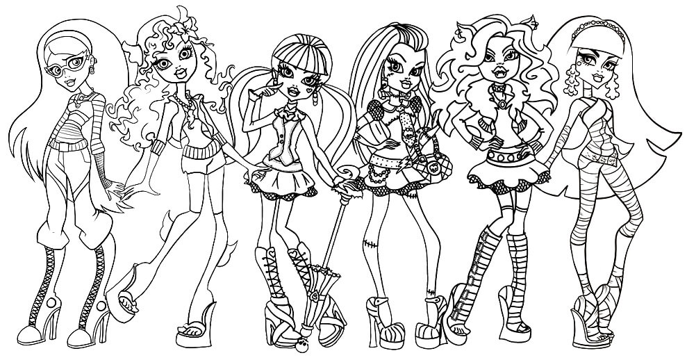 Dibujos de Monster High