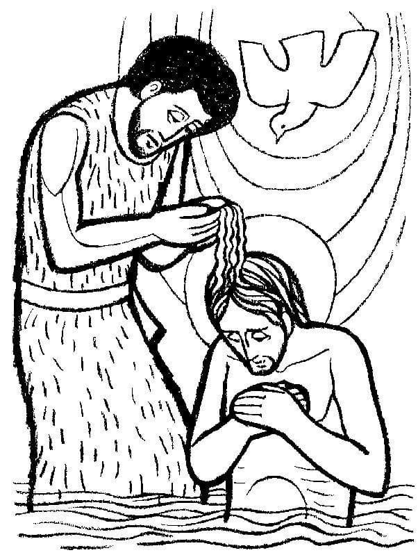 Dibujos de Espíritu Santo 3 para colorear