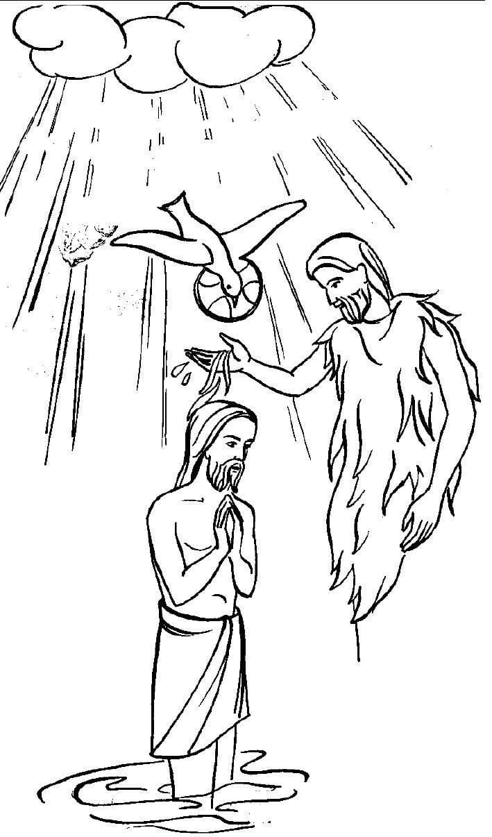Dibujos de Espíritu Santo 5 para colorear