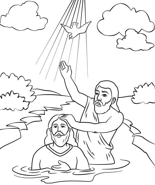 Dibujos de Espíritu Santo 6 para colorear