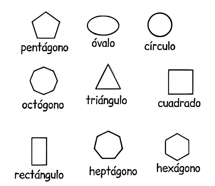 Figuras Geometricas para colorear