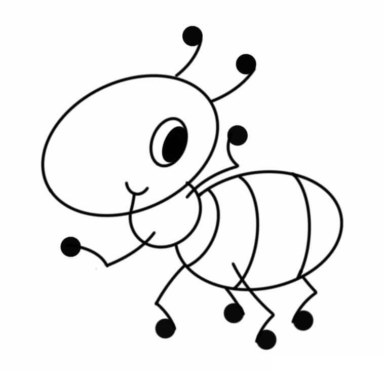 Dibujos de Gran Hormiga para colorear