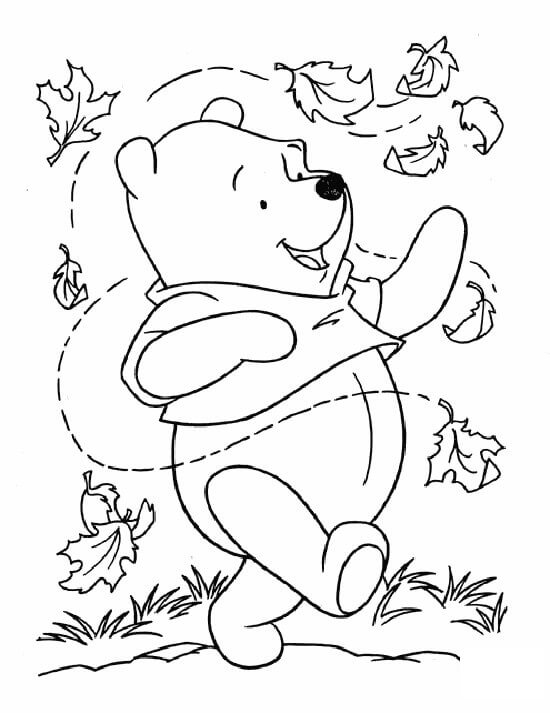 Dibujos de Gran Winnie de Pooh para colorear