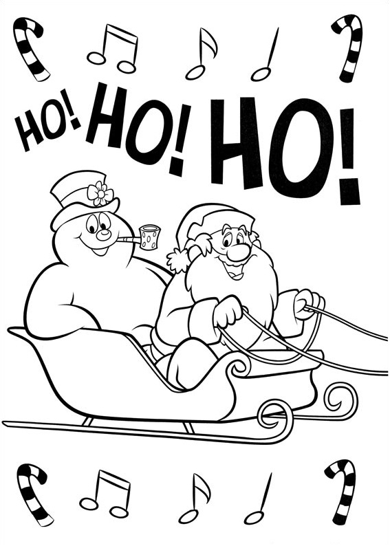 Helado Y Papa Noel Claus para colorir