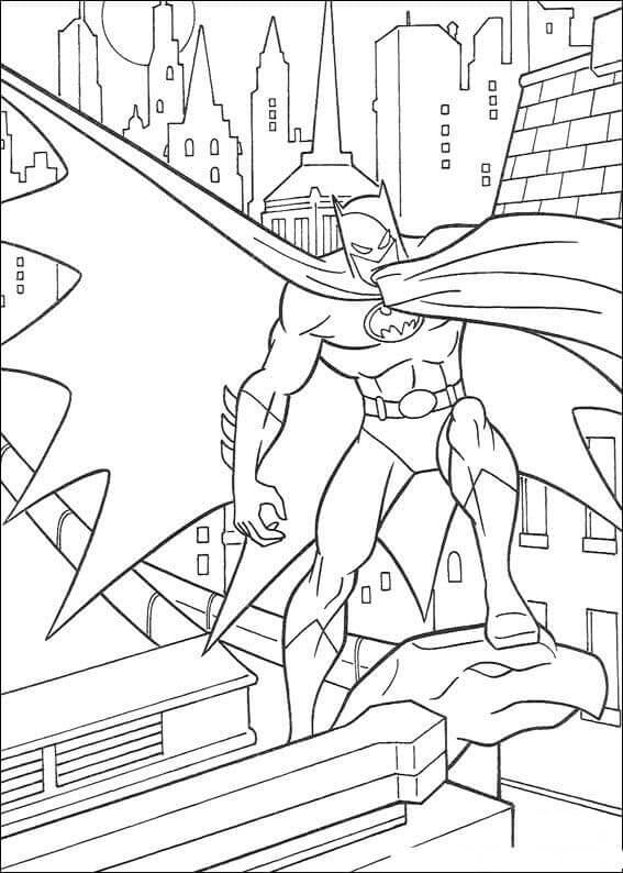 Hermoso Batman para colorir