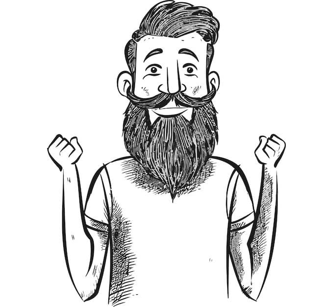 Dibujos de Hombre imprimible para colorear