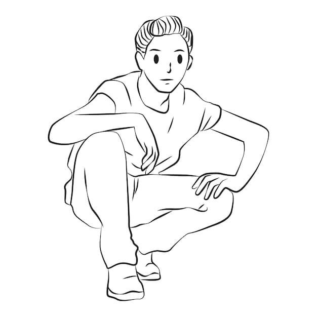 Dibujos de Hombre Imprimible para niños para colorear