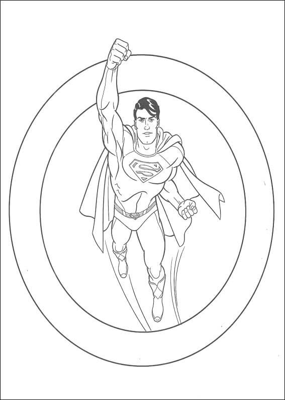 Idea libre de Superman para colorir