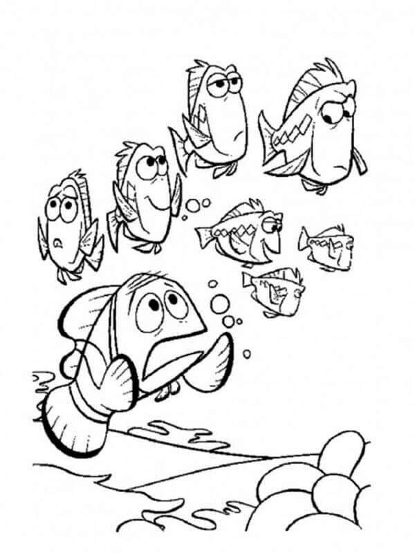Imagen Buscando A Nemo gratis para colorir