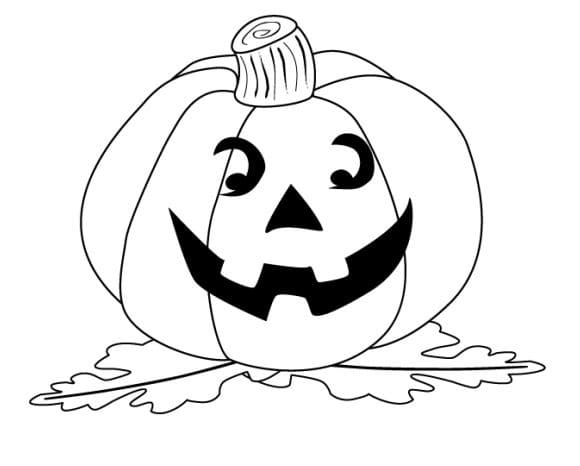 Dibujos de Imagen de calabaza de Halloween para colorear