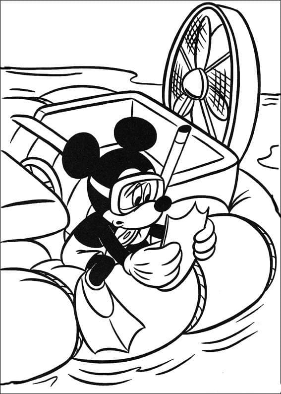 Imagen de Mickey Mouse gratis para colorir