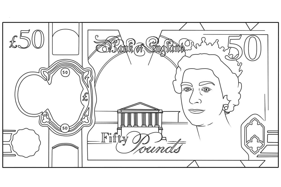 Dibujos de Imagen Dinero gratis para colorear