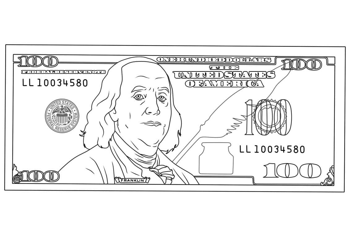 Dibujos de Imagen Dinero para colorear