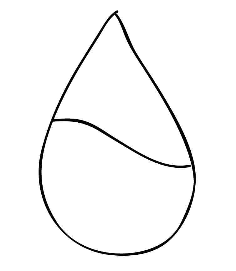 Dibujos de Imagen gota de agua gratis para colorear