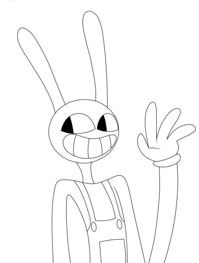 Imagen Jax gratis para colorir