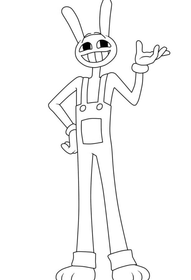 Imagen Jax para colorir