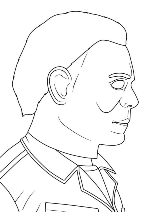 Dibujos de Imagen Michael Myers para colorear