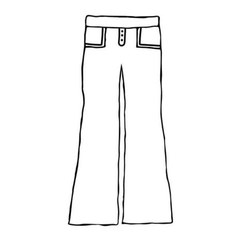 Dibujos de Imagen Pantalon gratis para colorear
