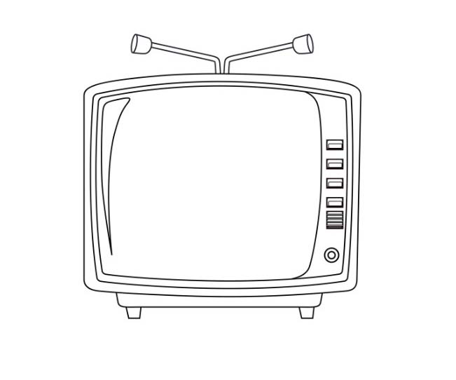 Dibujos de Imagen Televisión para colorear