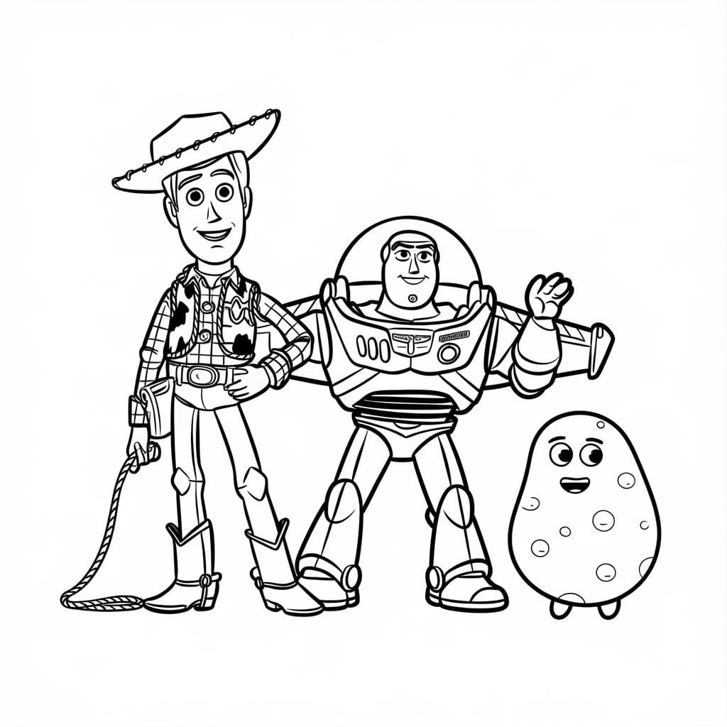 Dibujos de Imagen Toy Story gratis para colorear