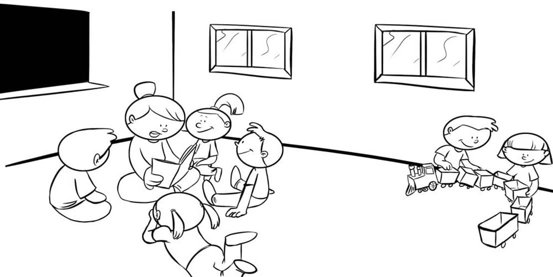 Dibujos de Imprimible dibuja Derechos de los Niños para colorear