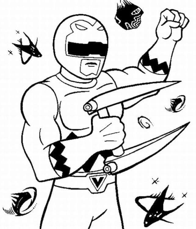 Dibujos de Increíbles Power Rangers para colorear