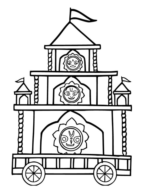 Dibujos de Indio en niños para colorear