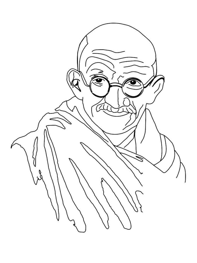 Dibujos de Indio Muy sencillo para colorear