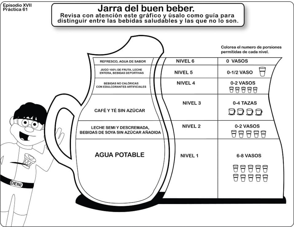 Dibujos de Jarra Del Buen Beber 12 para colorear