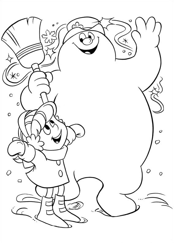 Karen Y Frosty para colorir