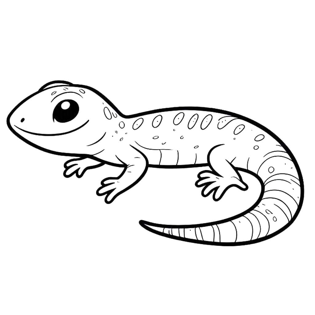 Dibujos de Lagartija 5 para colorear